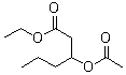 structure of CAS# 21188-61-4, Ethyl 3-acetoxyhexanoate;3-(Acetyloxy)hexanoic acid ethyl ester