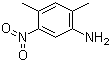 2,4-二甲基-5-硝基苯胺分子结构 (CAS 2124-47-2)