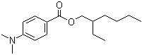 structure of CAS# 21245-02-3, 2-Ethylhexyl 4-dimethylaminobenzoate ;Octyl dimethylaminobenzoate