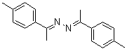 structure of CAS# 21399-33-7, 1-(4-Methylphenyl)ethanone 2-[1-(4-methylphenyl)ethylidene]hydrazone;4,4'-Dimethylacetophenone azine; 4'-Methylacetophenone azine; NSC 122706; NSC 92829; p-Methylacetophenone azine