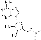 5'-O-乙酰基腺苷分子结构 (CAS 2140-25-2)