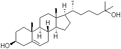 结构式 CAS# 2140-46-7, 25-羟基胆固醇