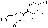 3-甲基胞苷分子结构 (CAS 2140-64-9)