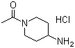 结构式 CAS# 214147-48-5, 1-乙酰基哌啶-4-胺盐酸盐