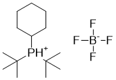结构式 CAS# 2143022-27-7, -叔丁基(环己基)鏻四氟硼酸盐