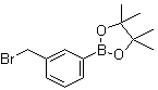 structure of CAS# 214360-74-4, 3-(Bromomethyl)benzeneboronic acid pinacol ester;2-(3-(Bromomethyl)phenyl)-4,4,5,5-tetramethyl-1,3,2-dioxaborolane