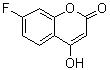 7-氟-4-羟基-2H-1-苯并吡喃-2-酮分子结构 (CAS 2145-27-9)