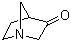 1-Azabicyclo[2.2.1]heptan-3-one molecular structure (CAS 21472-89-9)