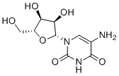 structure of CAS# 2149-76-0, 5-Aminouridine;5-amino-1-[(2R,3R,4S,5R)-3,4-dihydroxy-5-(hydroxymethyl)oxolan-2-yl]pyrimidine-2,4-dione