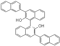 structure of CAS# 215433-53-7, (1'R)-[2,3':1',1'':3'',2'''-Quaternaphthalene]-2',2''-diol;(R)-3,3'-Di(naphth-2-yl)-1,1'-naphthalene-2,2'-diol