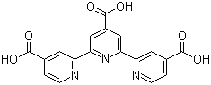 结构式 CAS# 216018-58-5, [2,2':6',2''-三联吡啶]-4,4',4''-三甲酸
