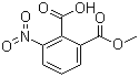 结构式 CAS# 21606-04-2, 3-硝基-2-羧基苯甲酸甲酯