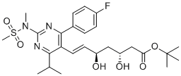 结构式 CAS# 2162136-65-2, 罗舒伐他汀(3R,5R)-异构体t-丁基酯