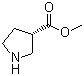 结构式 CAS# 216311-60-3, (3S)-吡咯烷-3-羧酸甲酯
