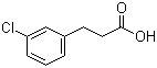 结构式 CAS# 21640-48-2, 3-(3-氯苯基)丙酸