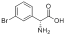 结构式 CAS# 2166163-71-7, (R)-2-氨基-2-(3-溴苯基)乙酸