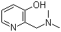 structure of CAS# 2168-13-0, 2-(Dimethylaminomethyl)-3-hydroxypyridine;2-Dimethylaminomethyl-3-pyridinol