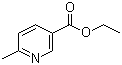 结构式 CAS# 21684-59-3, 6-甲基烟酸乙酯; 6-甲基吡啶-3-甲酸乙酯