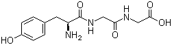 结构式 CAS# 21778-69-8, L-酪氨酰甘氨酰甘氨酸