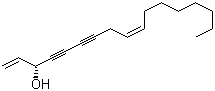 镰叶芹醇分子结构 (CAS 21852-80-2)