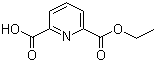 structure of CAS# 21855-16-3, 2,6-Pyridinedicarboxylic acid monoethyl ester;Methyl dipicolinate; 6-Ethoxycarbonyl-2-pyridinecarboxylic acid