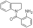 结构式 CAS# 21859-87-0, (2-氨基苯基)(2,3-二氢-1H-吲哚-1-基)甲酮