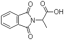 结构式 CAS# 21860-84-4, 2-邻苯二甲酰亚氨基丙酸