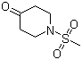 structure of CAS# 218780-53-1, 1-N-(Methylsulfonyl)-4-piperidinone