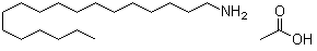 结构式 CAS# 2190-04-7, 硬脂胺乙酸盐