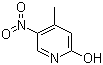 2-Hydroxy-4-methyl-5-nitropyridine molecular structure (CAS 21901-41-7)