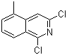 structure of CAS# 21902-40-9, 1,3-Dichloro-5-methylisoquinoline