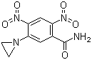 structure of CAS# 21919-05-1, 5-Aziridino-2,4-dinitrobenzamide;5-(1-Aziridinyl)-2,4-dinitrobenzamide; CB-1954