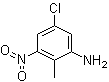 结构式 CAS# 219312-44-4, 5-氯-2-甲基-3-硝基苯胺