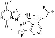 结构式 CAS# 219714-96-2, 五氟磺草胺