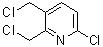 structure of CAS# 220001-94-5, 6-Chloro-2,3-bis(chloromethyl)pyridine