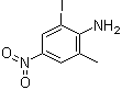 2-Iodo-6-methyl-4-nitrobenzenamine molecular structure (CAS 220144-91-2)