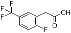 结构式 CAS# 220227-66-7, 2-氟-5-(三氟甲基)苯乙酸