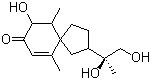 结构式 CAS# 220328-04-1, 3,11,12-三羟基螺旋菌-1(10)-烯-2-酮
