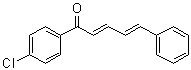 结构式 CAS# 2204-33-3, 1-(4-氯苯基)-5-苯基-2,4-戊二烯-1-酮