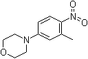 structure of CAS# 220679-09-4, 4-(3-Methyl-4-nitrophenyl)morpholine;5-Morpholino-2-nitrotoluene