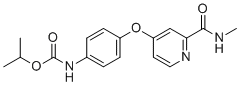 structure of CAS# 2206827-14-5, Sorafenib impurity 10;propan-2-yl N-[4-[2-(methylcarbamoyl)pyridin-4-yl]oxyphenyl]carbamate