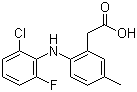 结构式 CAS# 220991-20-8, 罗美昔布