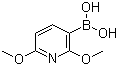 2,6-Dimethoxypyridine-3-boronic acid molecular structure (CAS 221006-70-8)