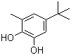 结构式 CAS# 2213-66-3, 5-叔丁基-3-甲基-1,2-苯二酚