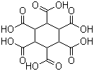 structure of CAS# 2216-84-4, 1,2,3,4,5,6-Cyclohexanehexacarboxylic acid