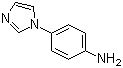 structure of CAS# 2221-00-3, 4-(1H-Imidazol-1-yl)aniline;1-(4-Aminophenyl)-1H-imidazole