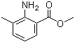 结构式 CAS# 22223-49-0, 2-氨基-3-甲基苯甲酸甲酯