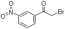 structure of CAS# 2227-64-7, 3-Nitrophenacylbromide;2-Bromo-3'-nitroacetophenone; 2-Bromo-1-(3-nitrophenyl)ethan-1-one