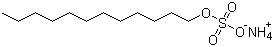 Ammonium lauryl sulfate molecular structure (CAS 2235-54-3)