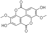 3,3'-Di-O-甲基鞣花酸分子结构 (CAS 2239-88-5)